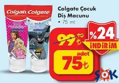 COLGATE ÇOCUK DİŞ MACUNU 75 ML